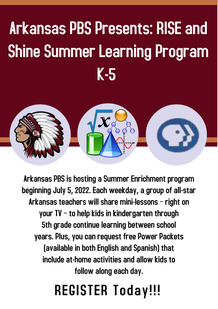 Arkansas PBS Presents: Rise and Shine Summer Learning Program