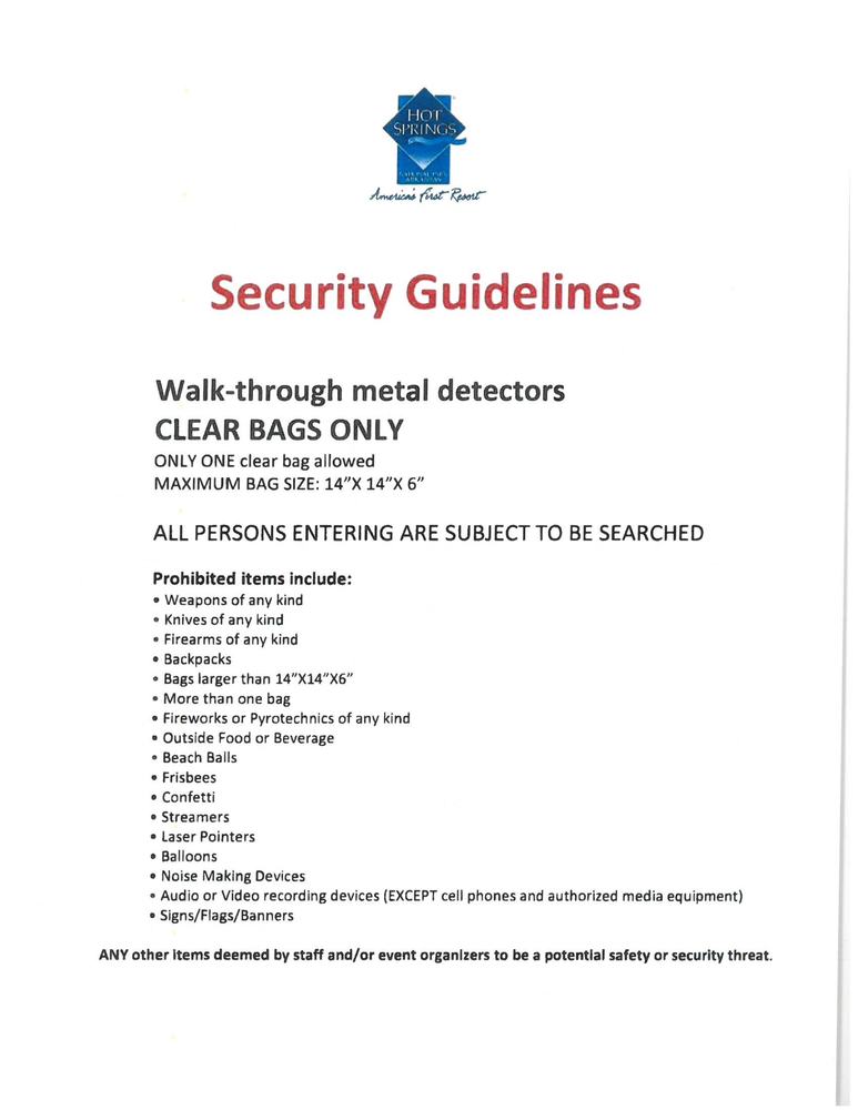 Security Guidelines