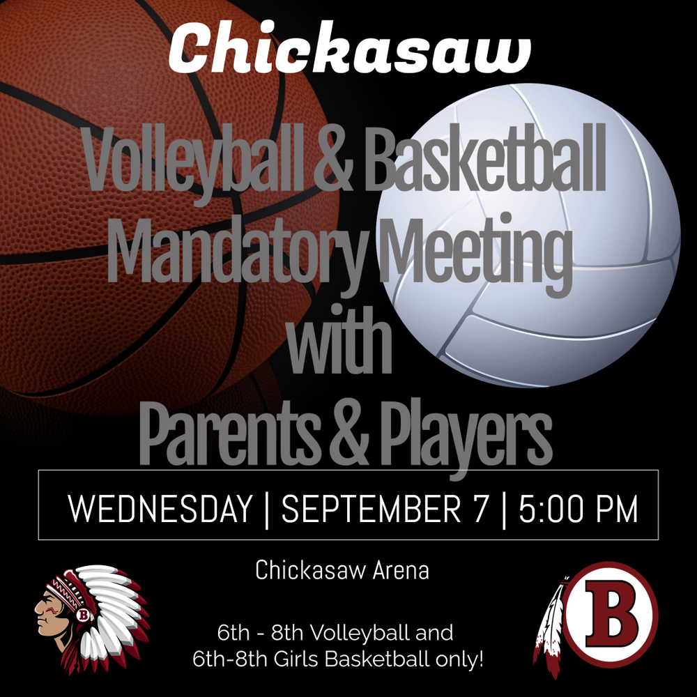 Volleyball & Girls Basketball Mandatory Meeting