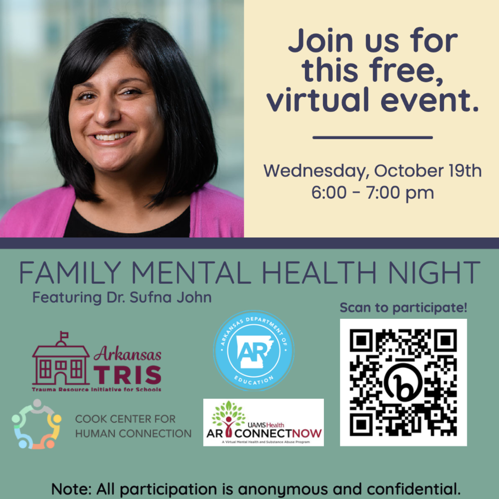 Family Mental Health  Night Virtual Event