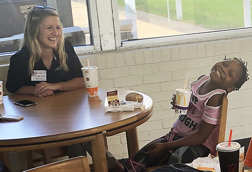 Friends created through 'Lunch Buddies'