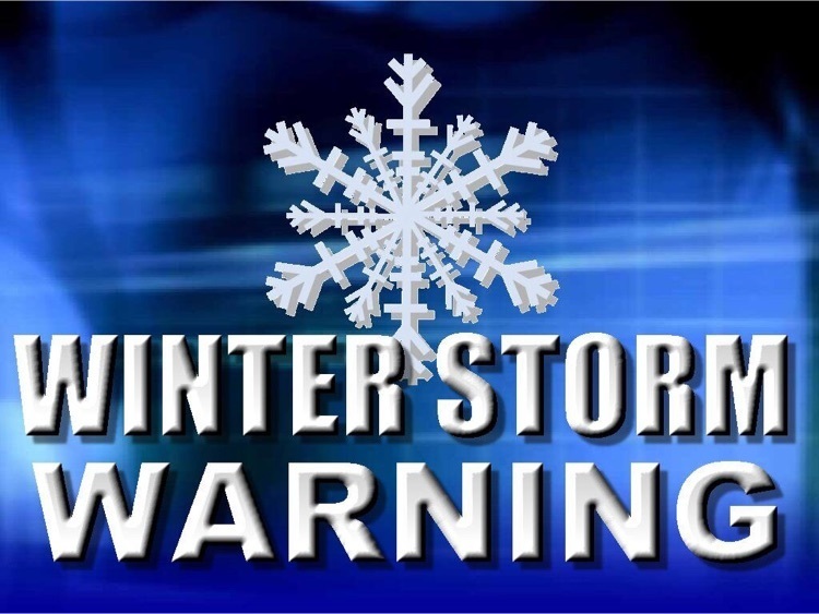 winter storm warning