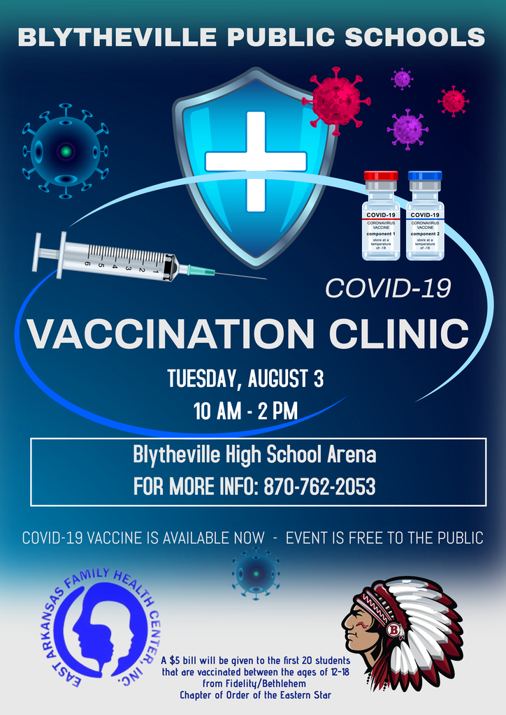 Blytheville Schools Covid Vaccine Clinic