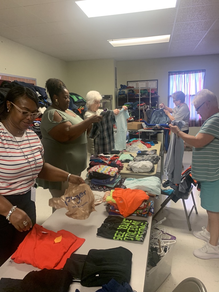 Community Volunteers organizing Care Closet